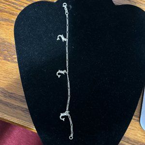 Sterling silver Dolphin bracelet